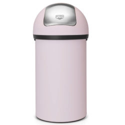 Brabantia 60L Push Bin – Mineral Pink